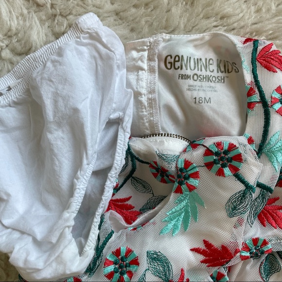 Genuine Kids Embroidered Dress 18mo - Picture 7 of 10